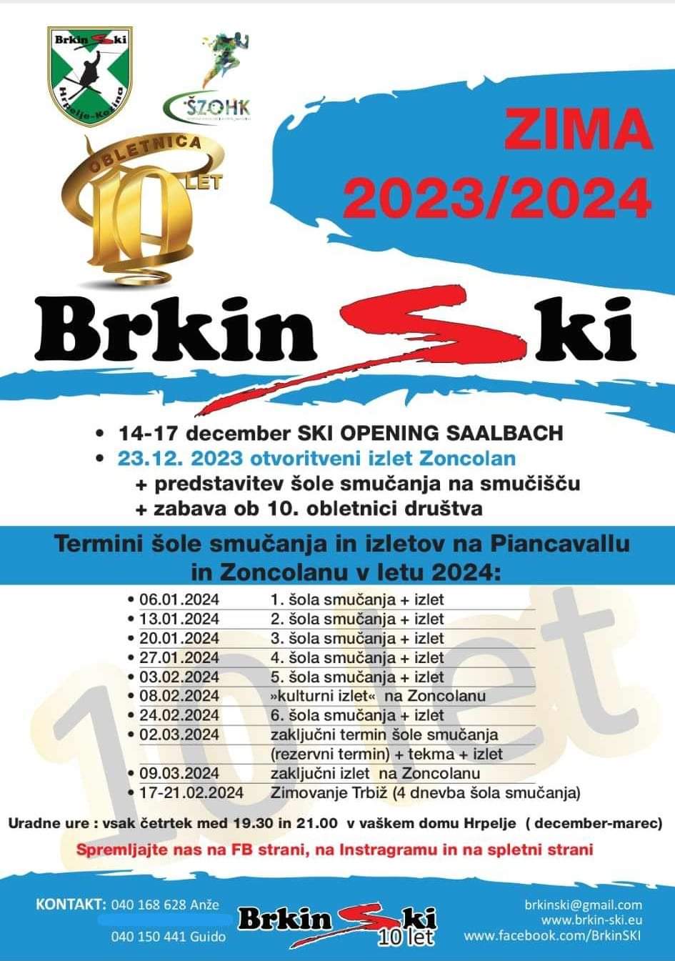 Program za smučarsko sezono 2023/24 